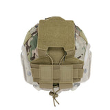 Helmet MOLLE cover with counterweight