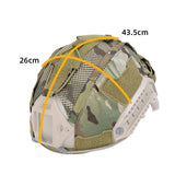 FAST Tactical helmet MOLLE cover with battery counterweight