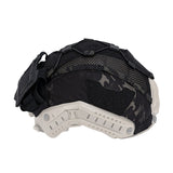 Helmet MOLLE cover with counterweight