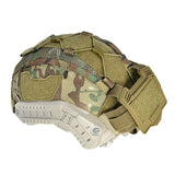 FAST Tactical helmet MOLLE cover with battery counterweight