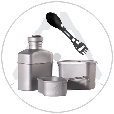 TItanium Canteen Mess Kit