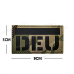 Multicam Flag IR Infrared Military Reflective Patches Badge