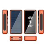 Solar Wireless Portable Power Bank Safe & Fast Charging