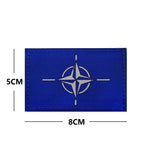 Multicam Flag IR Infrared Military Reflective Patches Badge