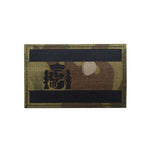 Multicam Flag IR Infrared Military Reflective Patches Badge