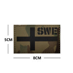 Multicam Flag IR Infrared Military Reflective Patches Badge