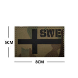 Multicam Flag IR Infrared Military Reflective Patches Badge