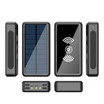 Solar Wireless Portable Power Bank Safe & Fast Charging