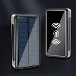 Solar Wireless Portable Power Bank Safe & Fast Charging