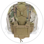 FAST Tactical helmet MOLLE cover with battery counterweight