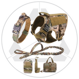 Canine K9 Harness And Leash Vest Set