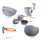 Portable Camping Cookware Set