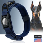 AirTag Mountable Tactical Canine Dog Collar