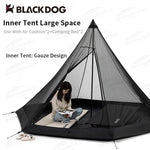 BLACKDOG Hexagon Pyramid 2-3 Person Tent