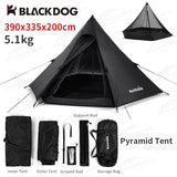 BLACKDOG Hexagon Pyramid 2-3 Person Tent