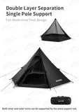 BLACKDOG Hexagon Pyramid 2-3 Person Tent