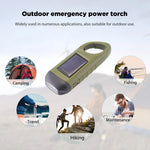 Hand Crank Dynamo Charger, Flashlight, Solar, Powerbank