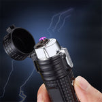 3 in 1 Torch Arc Lighter with Flashlight usb rechargeable