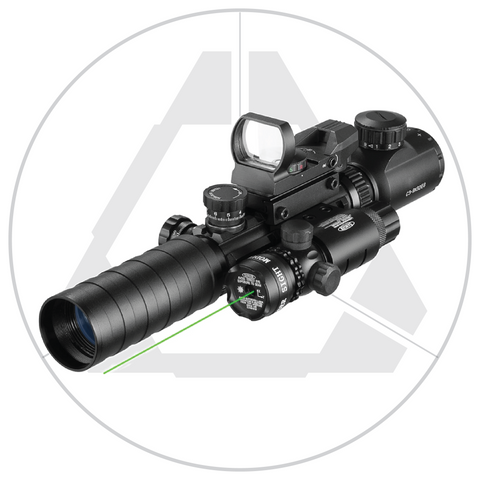 Tactical Riflescope 3-9x32 Set