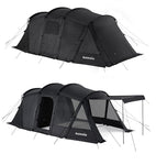 BLACKDOG Large Camping Tunnel Tent