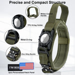 AirTag Mountable Tactical Canine Dog Collar