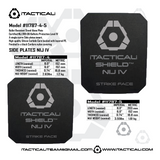 Ballistic NIJ IV Side Hard Armor Plates