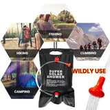 Portable 20L Shower Bag with Switch Hose