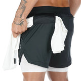 Double Layer Multi-Purpose Quick Dry Training Shorts