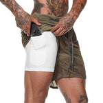 Double Layer Multi-Purpose Quick Dry Training Shorts