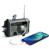 Portable Hand Crank, Radio, Lamp, Flashlight, Solar Charging, Power Bank