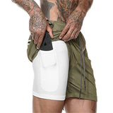 Double Layer Multi-Purpose Quick Dry Training Shorts