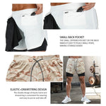 Double Layer Multi-Purpose Quick Dry Training Shorts