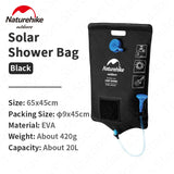 Camping Mobile Shower 20L Water Bag