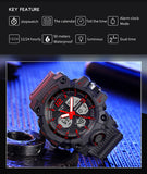 Digital Analog Display Sports Watch