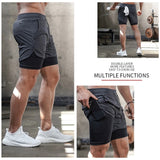 Double Layer Multi-Purpose Quick Dry Training Shorts