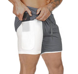 Double Layer Multi-Purpose Quick Dry Training Shorts