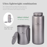 Ultralightweight Titanium Canteen Kit
