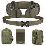 Tactical Quick Release MOLLE Army Belt